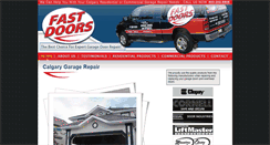 Desktop Screenshot of fastdoors.ca